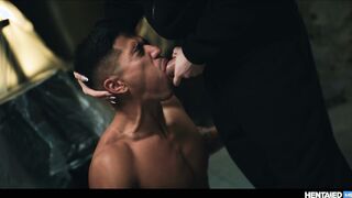 TBabe Chick Fucks Latino Twunk Guy Nicolas Novoa -  Gay Futa Creampie