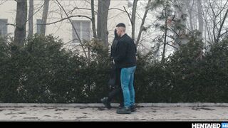 Gay Futa Bondage - Transgender Transgender Babe Creampies Tied Up Guy With Fat Dick