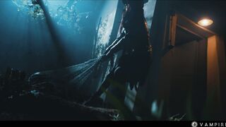 Vampire Girls Having Lesbian Sex - Asian vs Brunette 69 with Scissoring & Puss
