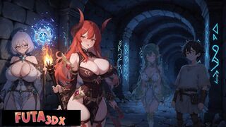 Voluptuous Futa Elf Queens - Heavy Cleavage & Jiggly Booties