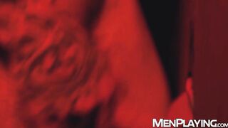 Hunk Rocky Vallarta devours Tony D'Angelos shaft through a gloryhole