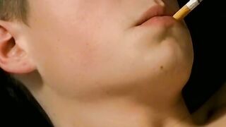 Satisfying Jeremiah Johnson shoots load to his cigarette pack after jacking & su