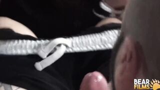 BEARFILMS Bald John Lock Roughly Feeds Mike Cubs Furry Hole