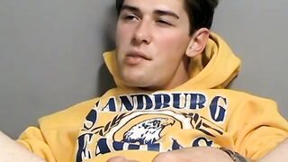 Solo booty fingering & thick shaft jerking by heartthrob Shane Allen