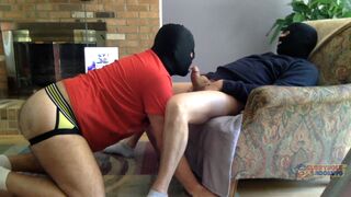 Kicked Back For A Blowjob