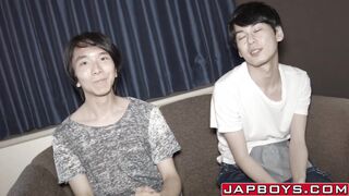 Japanese twink Fuji forms sixtynine before ass pumping