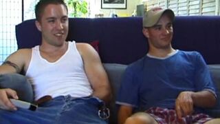 Curious Straight Boy Gay Threeway