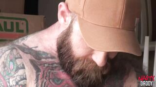 NastyDaddy: Muscular DILF Jack Dixon raw breeds new toy Ian Frost