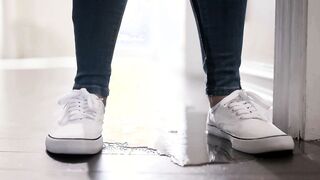 Teen peed herself in front of her Step Father