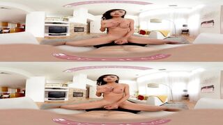 VRB T-GIRL Horny college girl Venus has naughty plan for studying night VR Porn