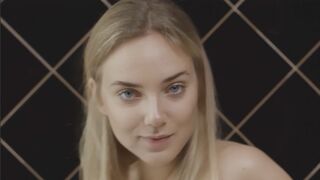 Petite brunette teens morning routine is sexy posing & passion striptease