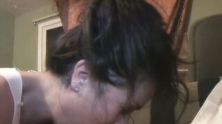 Filthy shaft sucking teen