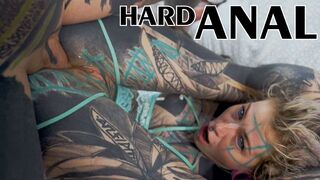 Tattoo Babe Anuskatzz Get Screwed Balls Deep In Her Booty