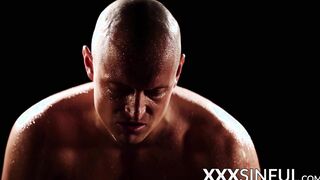 Erotic big titted blonde bends over for passionate doggystyle