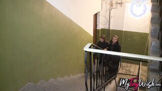 Tiny brunette invites Boyfriend at her place in order to try assfucking